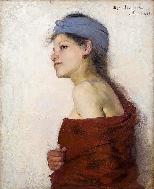 Portrait of a Woman (Gypsy), 1888, Olga Boznańska