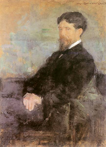 Portrait of Stanisław Wyspiański, 1905, Olga Boznańska