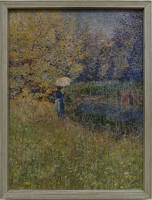 Woman in a Landscape, 1890, Anna Boch