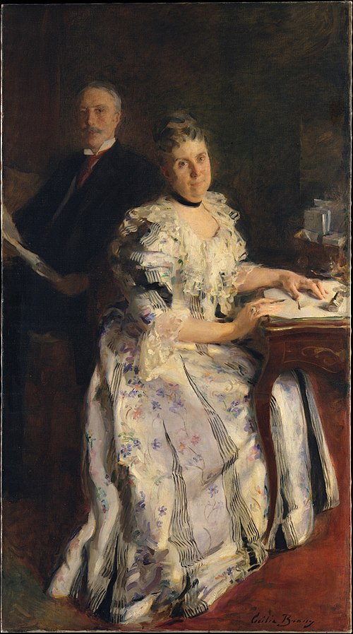 Mr. and Mrs. Anson Phelps Stokes, 1898, Cecilia Beaux
