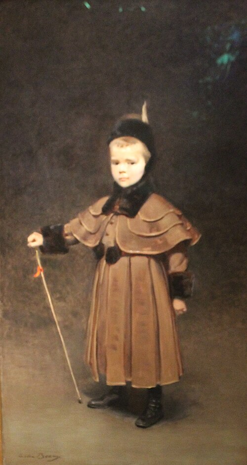 Portrait of Cecil Kent Drinker, 1891, Cecilia Beaux