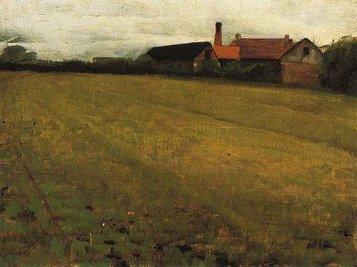 Landscape with Farm Building, Concarneau, France, 1888, Cecilia Beaux