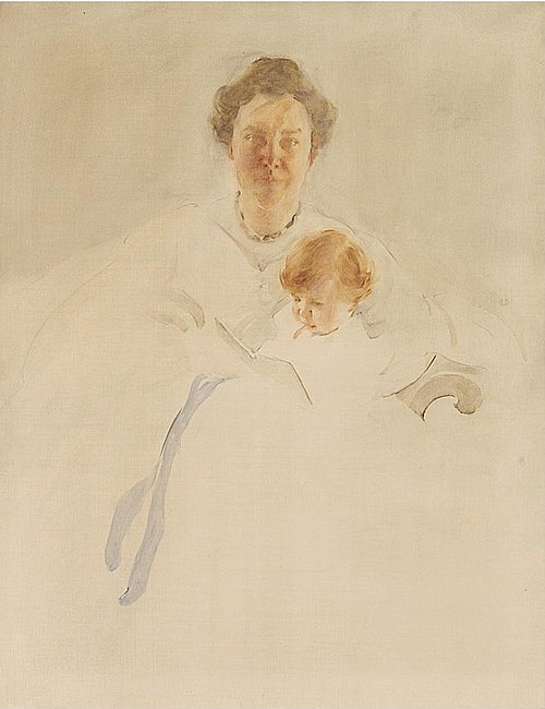 Mrs. Robert Chapin and Daughter Christina, 1902, Cecilia Beaux
