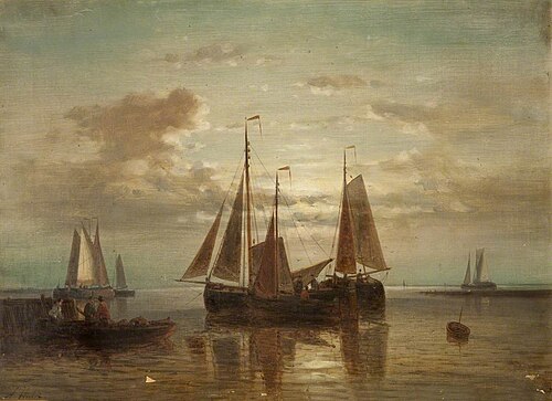 Shipping Becalmed, , Abraham Hulk Senior