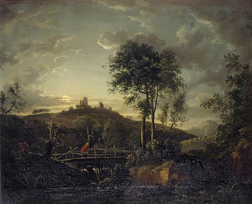Moonlit Scene, , Abraham Pether