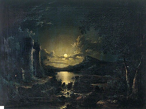 Moonlight Scene, , Abraham Pether