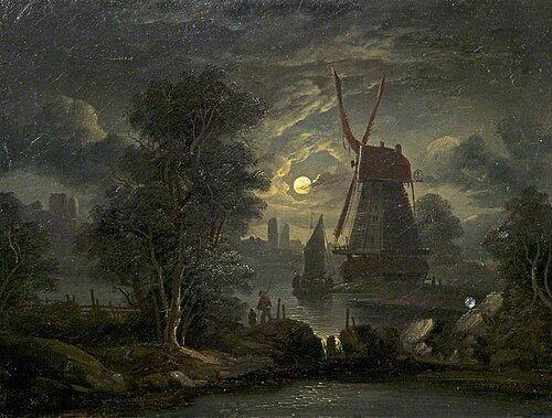 Moonlight Landscape, , Abraham Pether