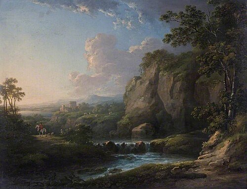 Wooded Landscape, , Abraham Pether