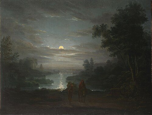 The Rest on The Flight into Egypt, 1812, Abraham Pether