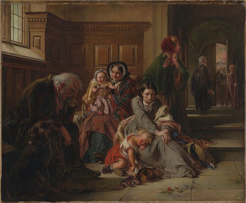 Waiting for the Verdict, 1859, Abraham Solomon