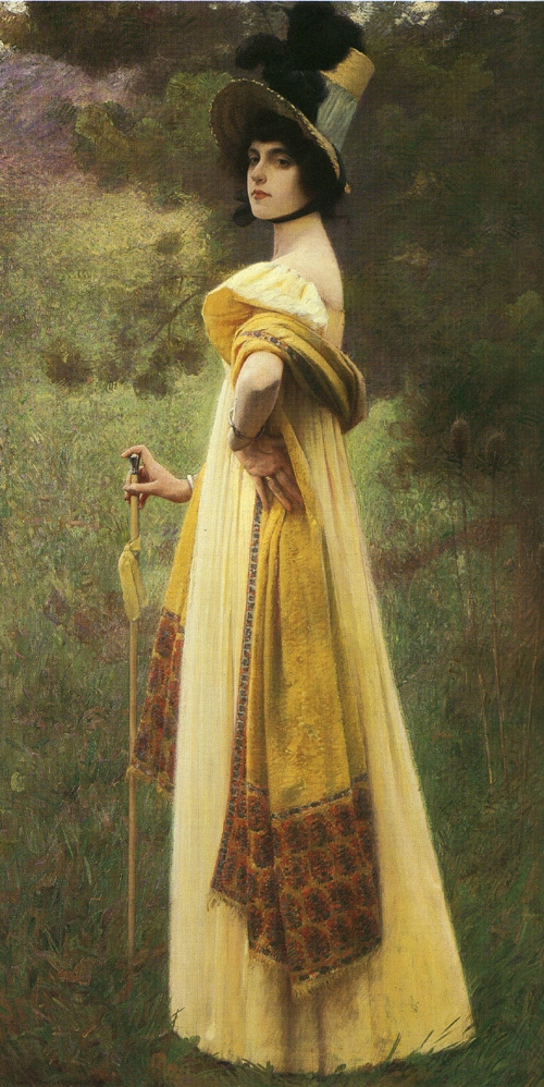 The Shawl, 1900, Charles Sprague Pearce