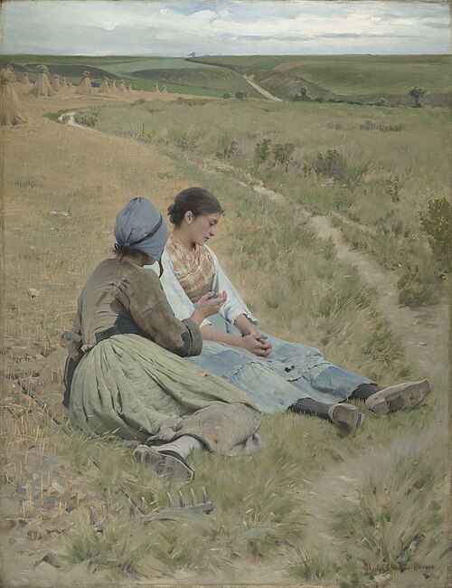 Peines de Coeur, 1884, Charles Sprague Pearce
