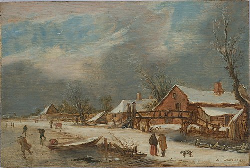 A Winter Landscape, 1619, Esaias Van de Velde l'Ancien