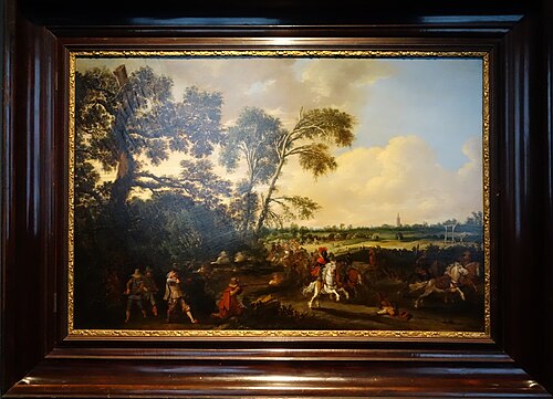 La surprise du convoi, 1621, Esaias Van de Velde l'Ancien