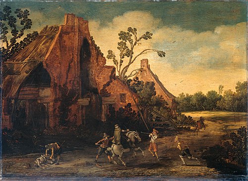 The Robbery, 1616, Esaias Van de Velde l'Ancien