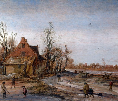 A Winter Landscape, 1623, Esaias Van de Velde l'Ancien