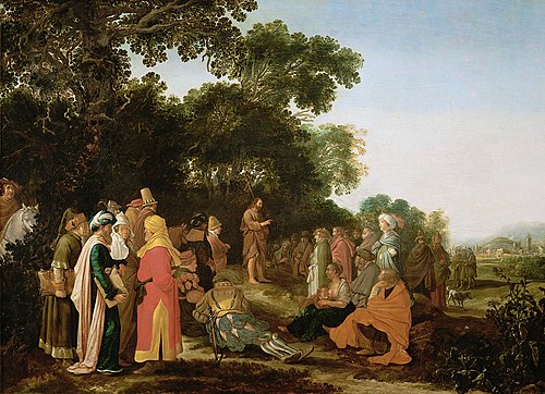 Predigt Johannes des Täufers, 1621, Esaias Van de Velde l'Ancien