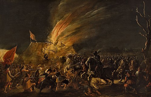 Nocturnal Fight, 1623, Esaias Van de Velde l'Ancien