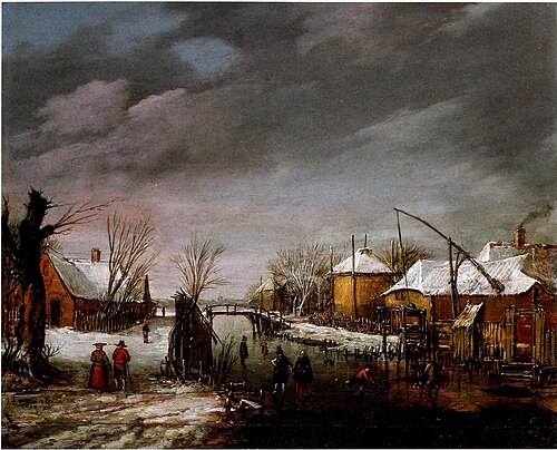 Winter Scene, 1614, Esaias van de Velde