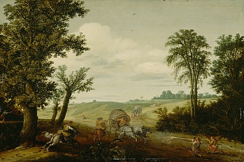 The Highway Robbery, 1625, Esaias Van de Velde l'Ancien