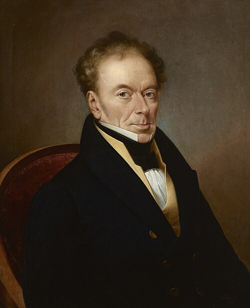 Portrait of Cetner, 1838, Marcin Jabłoński