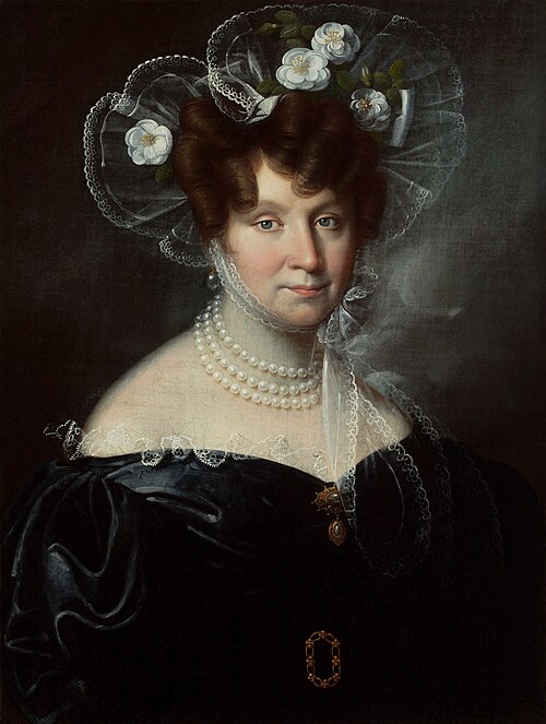 Portrait of Melania Sobańska., 1832, Marcin Jabłoński