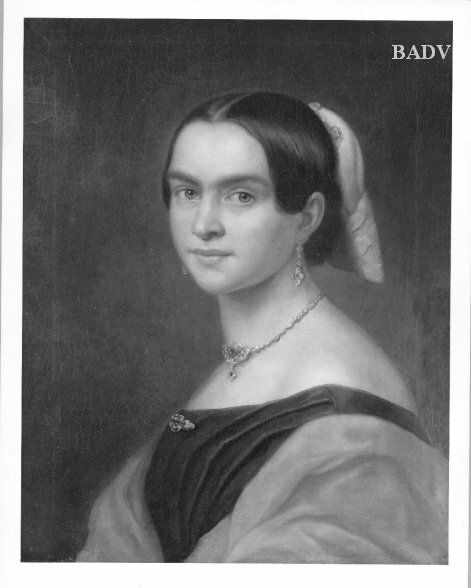 Weibliches Bildnis (Maria Haushofer), 1850, Joseph Karl Stieler