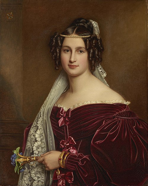 Porträt der Crescentia Bourgin, 1833, Joseph Karl Stieler