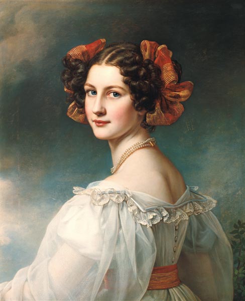 Bildnis der Auguste Hilber, 1827, Joseph Karl Stieler
