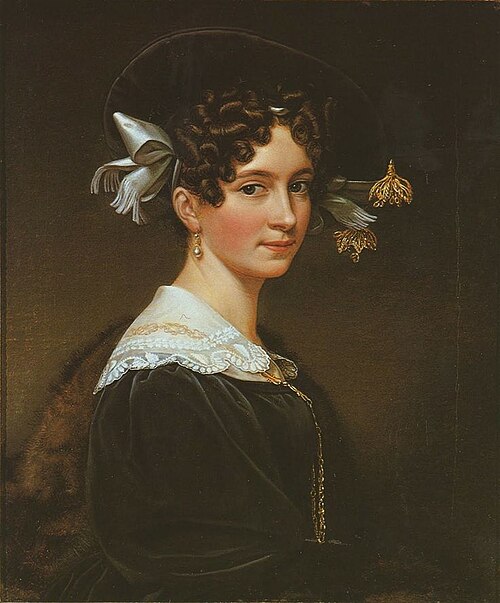 Bildnis der Maximiliane Borzaga, 1827, Joseph Karl Stieler