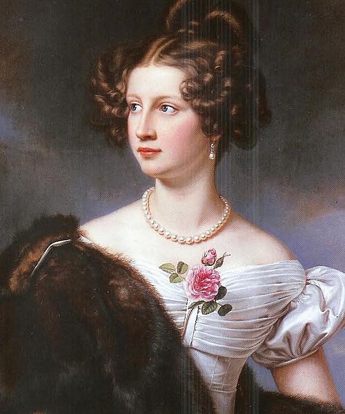 Bildnis der Amalie von Lerchenfeld, 1827, Joseph Karl Stieler