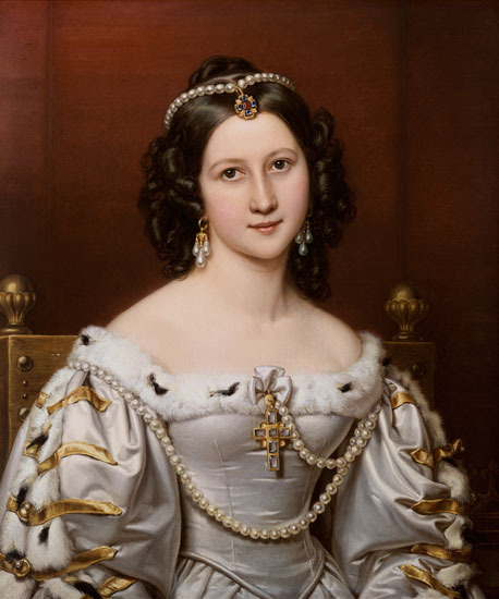 Bildnis der Charlotte von Hagn, 1828, Joseph Karl Stieler