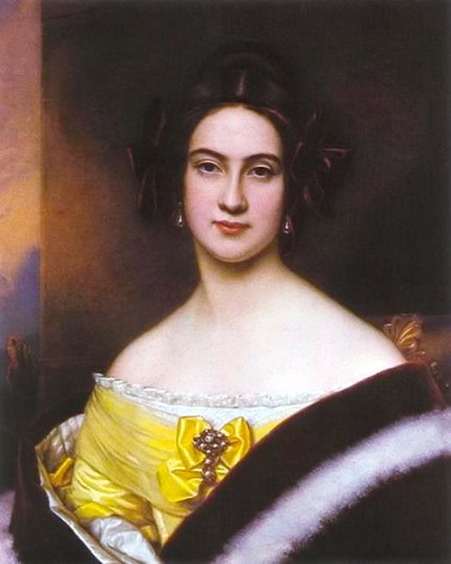 Bildnis der Mathilde Freiin von Jordan, 1837, Joseph Karl Stieler
