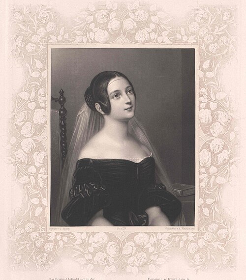 Bildnis der Luise Freiin von Neubeck, 1839, Joseph Karl Stieler