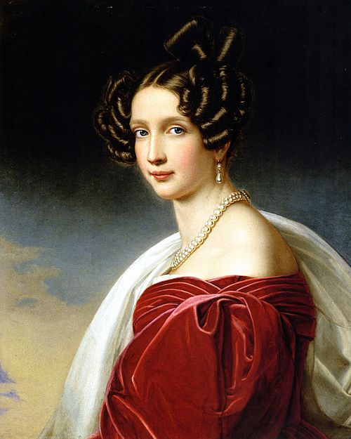 Bildnis der Sophie Prinzessin von Bayern, 1841, Joseph Karl Stieler