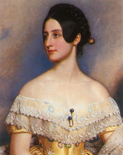 Bildnis der Emily Lady Mansfield, 1844, Joseph Karl Stieler