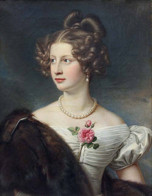Portrait de Amalie Kruedener, 1828, Joseph Karl Stieler
