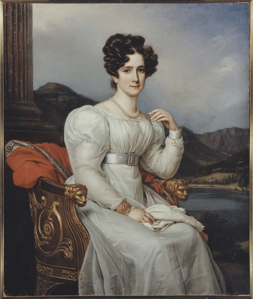 Fredrika Dorotea Vilhelmina, 1781 - 1826, Drottning av Sverige, 1826, Joseph Karl Stieler
