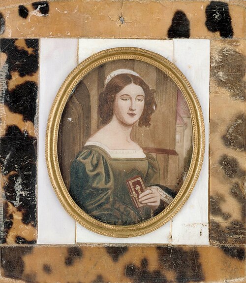 Portrait of a lady, , Joseph Karl Stieler