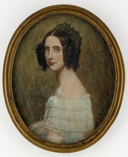 Portrait of a lady, , Joseph Karl Stieler