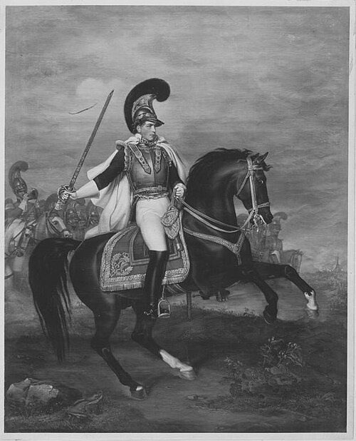 Prinz Carl von Bayern zu Pferd, 1817, Joseph Karl Stieler