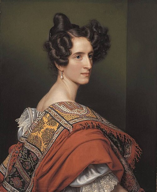The Court Singer Katharina Sigl-Vespermann, 1828, Joseph Karl Stieler