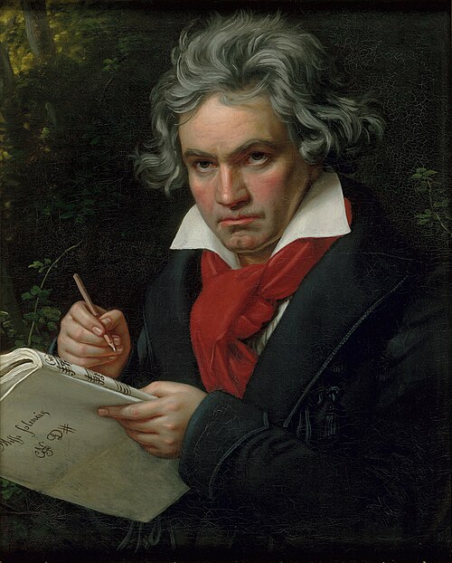 Portrait of Beethoven, 1820, Joseph Karl Stieler