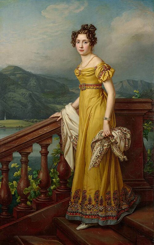 Bildnis Prinzessin Amalie, 1823, Joseph Karl Stieler