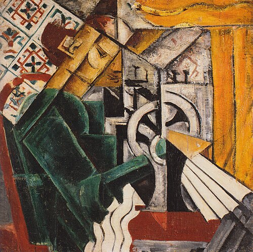 Seamstress, 1912, Nadezhda Udaltsova