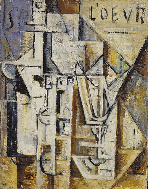 Bottle and Wine Glass, 1915, Nadezhda Udaltsova