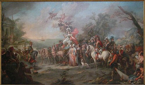 Allegory of Catherine II's Victory over the Turks, 1772, Stefano Torelli