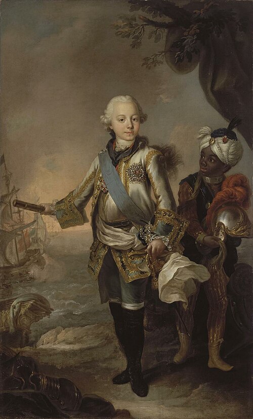 Portrait of Grand Duke Pavel Petrovich, 1765, Stefano Torelli