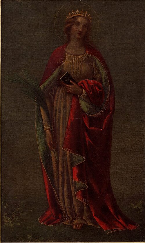 St. Catherine, 1859, Adelaide Eliza Ironside