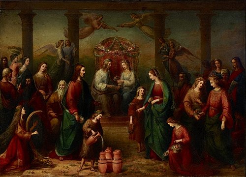 Les Noces de Cana en Galilée, 1861, Adelaide Eliza Ironside
